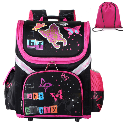 Orthopedic Schoolbag Girls Backpacks For School Cartoon Butterfly Kids Satchel Children School Bags Knapsack Mochila Escolar