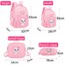 Portfolio School Bags For Girls 2018 Sweet Cute Cartoon Princess Cat Children Backpack Kids Lace Bookbag Primary School Backpack