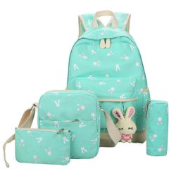 School Bags for Teenagers Girls Schoolbag Large Capacity Ladies Printing School Backpack Set Rucksack Bagpack Cute Book Bags