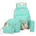 School Bags for Teenagers Girls Schoolbag Large Capacity Ladies Printing School Backpack Set Rucksack Bagpack Cute Book Bags