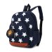 Stars Printing Nylon Children Backpacks Kids Kindergarten School Bags Backpacks Baby Boys Girls Nursery Toddler Cute Rucksack