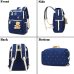 Women Canvas 4Pcs/set School Backpacks College Schoolbag Fashion Plecak for Teenager Girl And Boys Rucksack Moclila Shoulder Bag