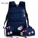 YK-Leik Star Printing Children School Bags For Girls Teenagers Backpacks Kids Orthopedics Schoolbags Backpack mochila infantil