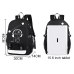 children school bags boy girls Anime Luminous school backpack waterproof kids book bag USB Charging Port and Lock School Bag