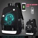 children school bags boy girls Anime Luminous school backpack waterproof kids book bag USB Charging Port and Lock School Bag