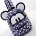 2018 New Mickey Backpack Pu Leather Female Mini Bag Women's Backpack Sweet Bow Teen Girls Backpacks School Bag Lady Shoulder bag