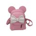 2018 New Mickey Backpack Pu Leather Female Mini Bag Women's Backpack Sweet Bow Teen Girls Backpacks School Lady Bag Shoulder bag