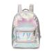 2019 Backpack New Women Backpack Mini Travel Bags Silver Laser Backpack Women Girls Shoulder Bag PU Leather Holographic Backpack