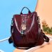 2019 Fashion Women Backpack High Quality Youth Leather Backpacks for Teenage Girls Female School Shoulder Bag Bagpack mochila