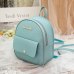 2019 Korean Style Women Mini Backpack PU Leather Shoulder Bag For Teenage Girls Multi-Function Small Bagpack Female Phone Pouch