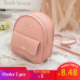 2019 Mini Backpack Women Korean Style PU Leather Shoulder Bag For Teenage Girls Multi-Function Small Bagpack Female Phone Pouch