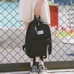 2019 New Women Backpack Tassel Letter Japan Ring Travel Backpack Female Ribbon Girl Women Backpack Mochilas Bagpack Shoulder Bag