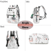 2019 USB Charging Canvas Backpack 3 Pcs/set Women School Backpacks Schoolbag For Teenagers Man Student Book Bag Boys Satchel