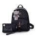 3 Pcs Bear Backpack Women Bag Diamond Lattice School Bags For Girls Backpacks For Women 2019 New Tassel Shoulder Bags Sac A Dos