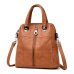 3-in-1 Women Leather Backpacks Vintage Female Shoulder Bag Sac a Dos Travel Ladies Bagpack Mochilas School Bags For Girls Preppy