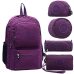 ACEPERCH Casual Original Bolsa School Backpack for Teenage Girl Waterproof Nylon Laptop Mochila Escolar With Keychain