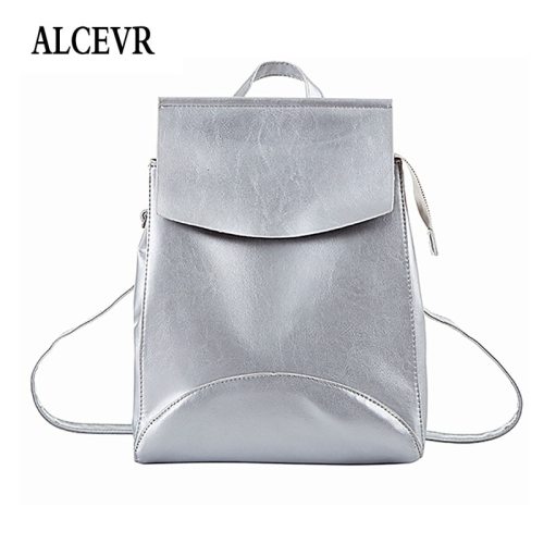 ALCEVR Fashion Women Backpack High Quality Youth Leather Backpacks for Teenage Girls Female School Shoulder Bag Bagpack mochila