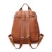 BERAGHINI Retro Women Leather Backpack College Preppy School Bag for Student Laptop Girls Ladies Daily Back Pack Shop Trip