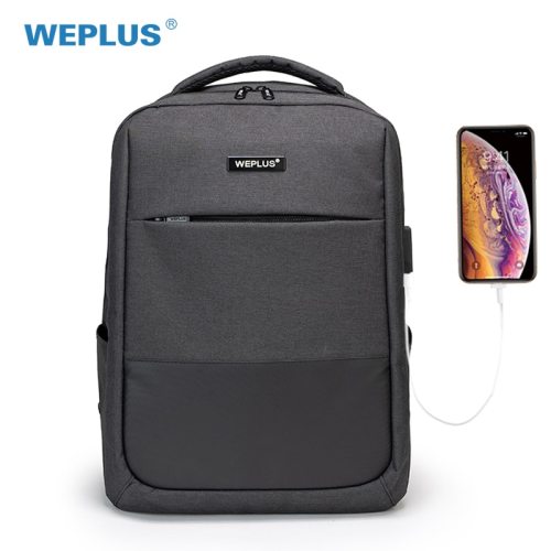 Backpack 15.6 inch Laptop  USB Charging Casual Style Waterproof Bag Men's Women's Anti Thief Multifunction WEPLUS Female Backbag