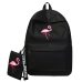 Backpacks Brand Women Simple Flamingo Printing Backpack For Teenage Girls Laptop School Bags Mochila 2019