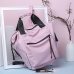 Casual Nylon Waterproof Backpack Women High Capacity Travel Book Bags for Teenage Girls Students Pink Satchel Mochila Bolsa 2019