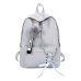 Chain USB Backpack Women Canvas 3pcs/set Women Backpack Teenager Girls Backpacks Shoulder Bag Female Student School Bags Tassel