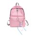 Chain USB Backpack Women Canvas 3pcs/set Women Backpack Teenager Girls Backpacks Shoulder Bag Female Student School Bags Tassel