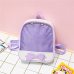 Clear Transparent Women Backpack Cute Bow Ita Bags For School Mini Pink Black Schoolbags For Teenage Girls Fashion Bookbag 2018