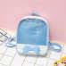 Clear Transparent Women Backpack Cute Bow Ita Bags For School Mini Pink Black Schoolbags For Teenage Girls Fashion Bookbag 2018