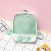 Clear Transparent Women Backpack Cute Bow Ita Bags For School Mini Pink Black Schoolbags For Teenage Girls Fashion Bookbag 2018