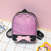 Clear Transparent Women Backpack Cute Bow Ita Bags For School Mini Pink Black Schoolbags For Teenage Girls Fashion Bookbag 2018