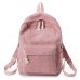 Corduroy Design Women Girls Backpacks School Backpacks Teenage Girls School Bag Soulder Bag Striped Rucksack Travel Bags Mochil