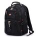 Crossten Swiss Multifunctional 17.3  Laptop Backpack sleeve case bag Waterproof USB Charge Port Schoolbag Hiking Travel bag