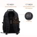 Crossten Swiss Multifunctional 17.3  Laptop Backpack sleeve case bag Waterproof USB Charge Port Schoolbag Hiking Travel bag