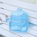 Cute Clear Transparent Women Backpacks PVC Jelly Color Student Schoolbags Fashion Ita Teenage Girls Bags For School Backpack New