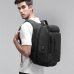 EURCOOL 17 inch Laptop Backpack For Men Water Repellent Functional Rucksack with USB Charging Port Travel Backpacks Male n1755