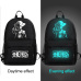 Fashion Backpacks Student Luminous Animation School Bags For Boy Girl Teenager USB Charge Computer Anti-theft Laptop Back pack