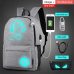 Fashion Backpacks Student Luminous Animation School Bags For Boy Girl Teenager USB Charge Computer Anti-theft Laptop Back pack