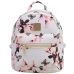 Fashion Floral Printing Women Leather Backpack School Bags for Teenage Girls Lady Travel Small Backpacks Mochila Feminina