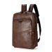 Fashion Men Backpack Waterproof PU Leather Travel Bag Man Large Capacity Teenager Male Mochila Laptop Backpacks