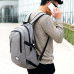 Fashion man laptop backpack usb charging computer backpacks casual style bags large male business travel bag backpack