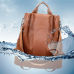 Female anti-theft backpack classic PU leather solid color backpack canta fashion shoulder bag