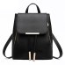 Herald Fashion Preppy Style School Backpack Artificial Leather Women Shoulder Bag Floral School Bag for Teens Girls