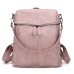 Herald Fashion Women Backpack Quality Leather School Bags For Teenager  Girls Large School Backpack Vintage Solid Shoulder Bags