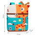 Kid Backpack Cute 3D Cartoon Dinosaur Anti-lost Unicorn Printed Kindergarten orthopedic School Bag for Girl Boy Children Mochila