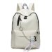 Korean Style Canvas Backpack For Women Simple Fashion Youth Travel Backpack Leisure School Bag Tote For Teen Girl Shoulder Bag