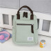 Korean Style Canvas Backpack For Women Simple Fashion Youth Travel Backpack Leisure School Bag Tote For Teen Girl Shoulder Bag