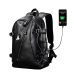 LIELANG Men Backpack External USB Charge Waterproof  Backpack Fashion PU Leather Travel Bag Casual School Bag leather bookbag