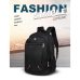 LJL Casual Solid Color Material Oxford Man's Backpack Multi-functional Large-capacity Student Schoolbag Simple Bag