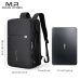 Mark Ryden Man Backpack Fit 17 inch Laptop USB Recharging Multi-layer Space Travel Male Bag Anti-thief Mochila